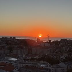 Sunset from the terrace