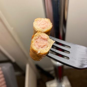 Denny's - Went today to pick up breakfast and look at this ..Be sure to check your breakfast ! Under cooked sausage ! Could of made me sick ! Yuck! - Breakfast & Brunch Near Me - Hawthorne, California Denny's - Went today to pick up breakfast and look at this ..Be sure to check your breakfast ! Under cooked sausage ! Could of made me sick ! Yuck! - Breakfast & Brunch Near Me - Hawthorne, California