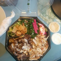 Mr Shawarma Restaurant - The mixed plate.. $15 after tax, a bit pricey but you get huge amounts of food. I wish there was a half size portion