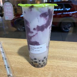 Purple potato milk tea Purple potato milk tea