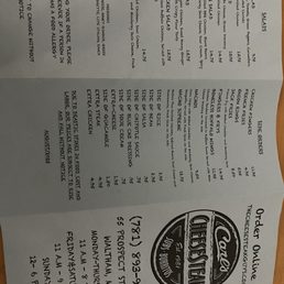 Menu 1, January 2026