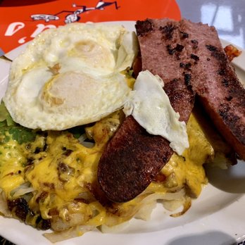 DeLuca's Diner - Delicious breakfast of kielbasa, eggs, potatoes, peppers, onions and cheese. - Breakfast & Brunch Near Me - Pittsburgh, Pennsylvania DeLuca's Diner - Delicious breakfast of kielbasa, eggs, potatoes, peppers, onions and cheese. - Breakfast & Brunch Near Me - Pittsburgh, Pennsylvania