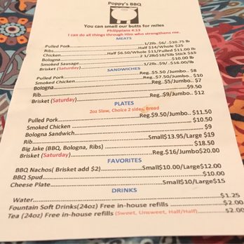 Poppy's Bbq - Menu - Barbeque Near Me - Crump, Tennessee Poppy's Bbq - Menu - Barbeque Near Me - Crump, Tennessee