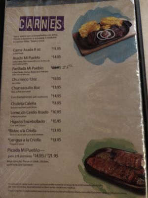Menu photo 7 Mi Pueblo Miami, FL
