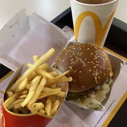 McDonald's - Medium combo with Big Mac and Lipton ice tea