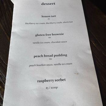 The Bellwether - Dessert menu - Cocktail Bars Near Me - St. Louis, Missouri The Bellwether - Dessert menu - Cocktail Bars Near Me - St. Louis, Missouri