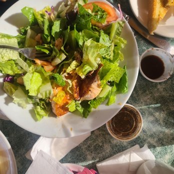 Nano Cafe - GRILL SALMON SALAD SO DELICIOUS!! - American Near Me - Monrovia, California