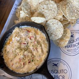 Crab pimento cheese dip appetizer