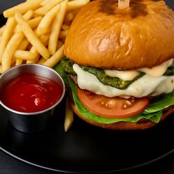 Conrad’s & Olive Catering - Jalapeño burger perfect