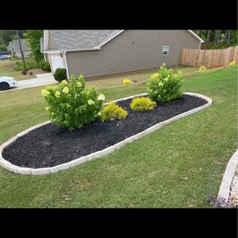 A&D Landscape Solutions - Yard bush barrier - Lawn Services Near Me A&D Landscape Solutions - Yard bush barrier - Lawn Services Near Me