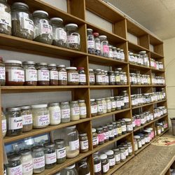 Variety of bulk herbs and spices