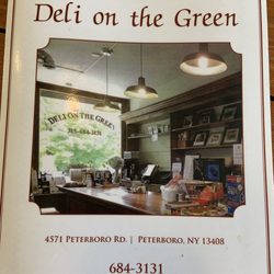 Peterboro General Store - Menu Cover