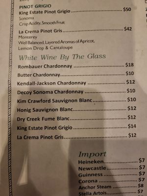 Menu photo 2 John Ascuaga's Oyster Bar Sparks, NV