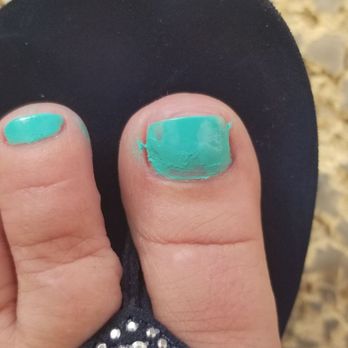 VIP Nails & Spa - Terrible polish job:( - Nail Salons Near Me - Lodi, California
