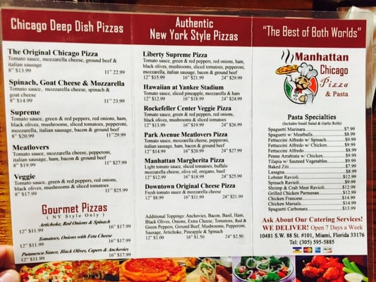 Menu photo 8 Manhattan Chicago Pizza Kendall Miami, FL