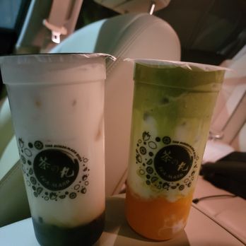 Tea Maru - Mango Fluffy Matcha - Bubble Tea Near Me - Irvine, California