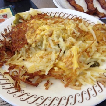 Waffle House - Myrtle Beach - Hash browns with jalapeño and cheese - Breakfast & Brunch Near Me - Myrtle Beach, South Carolina Waffle House - Myrtle Beach - Hash browns with jalapeño and cheese - Breakfast & Brunch Near Me - Myrtle Beach, South Carolina