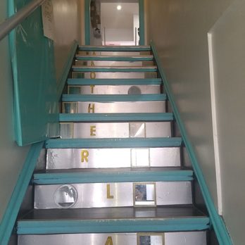 Another Land Coffee and More - Entrance stairs - Coffee & Tea Near Me - Toronto, Ontario