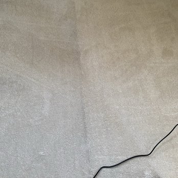 Carpet King - Right side is the "ivory" colored carpet, left side of seam is the same carpet grayed from the "dust" - Carpeting Near Me - Alhambra, California