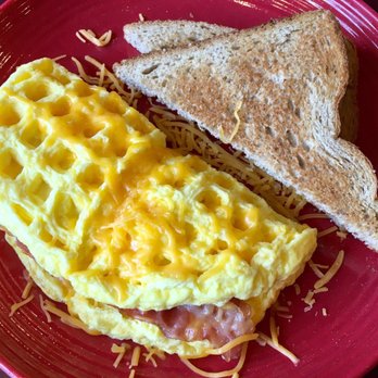 Red Elm Cafe - Ham, bacon, cheddar "Womelette" $4.50 - Cafes Near Me - Tacoma, Washington Red Elm Cafe - Ham, bacon, cheddar "Womelette" $4.50 - Cafes Near Me - Tacoma, Washington