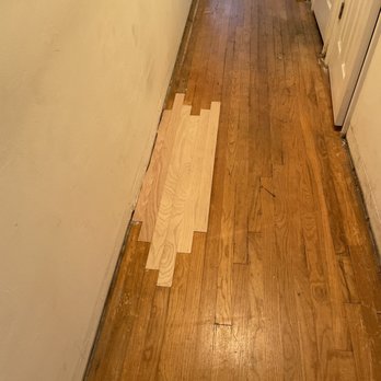 Madeira Flooring - The hole from the floor furnace AFTER they repaired it - Flooring Near Me Madeira Flooring - The hole from the floor furnace AFTER they repaired it - Flooring Near Me