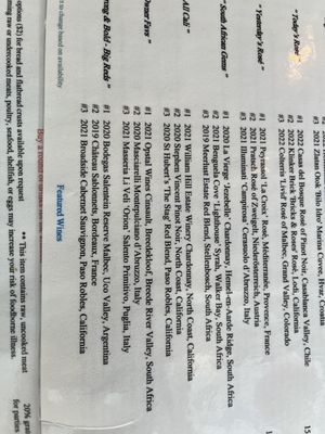 Menu photo 2 Uva Wine Bar Colorado Springs, CO Menu photo 2 Uva Wine Bar Colorado Springs, CO