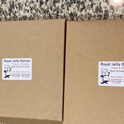 Royal Jelly Donuts - Blueberries fritters are popular and not too many donut shops carry these but, delicious
