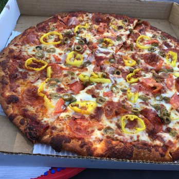 Slice Slice Baby - Large with everything on it - Food Trucks Near Me