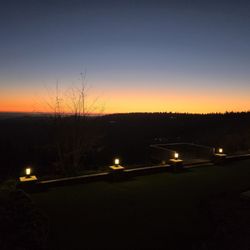 Mountain Shadows Retreat - Sunset from the house