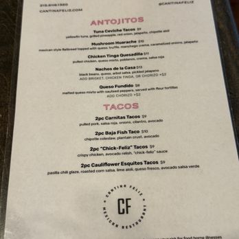 Cantina Feliz - Happy hour menu - Mexican Near Me - Ambler, Pennsylvania Cantina Feliz - Happy hour menu - Mexican Near Me - Ambler, Pennsylvania