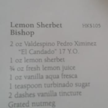 龍蝦吧 - Lemon Sherbet Bishop - Seafood Near Me - Hong Kong, HK