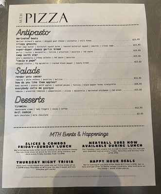 Menu photo 2 MTH Pizza Smyrna, GA Menu photo 2 MTH Pizza Smyrna, GA