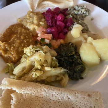 Ethiopian Love - Vegan Sampler - Ethiopian Near Me - Honolulu, Hawaii