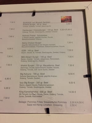 Menu photo 2 Waikiki Burger Potsdam, BB Menu photo 2 Waikiki Burger Potsdam, BB