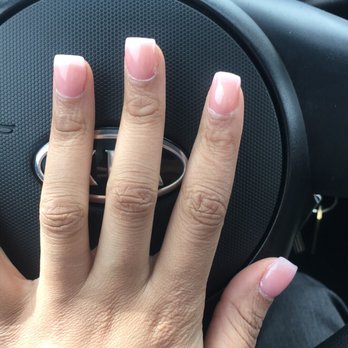 Kim Nails And Spa - The initial set I hated, that was done at a different salon. Wasn't the color I asked for, shorter and wider than I asked for. - Nail Salons Near Me - Albuquerque, New Mexico