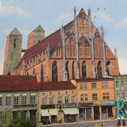 Dominikanerkloster Prenzlau - Künstlerische Hausbemalung in Prenzlau Motiv Kloster Prenzlau II