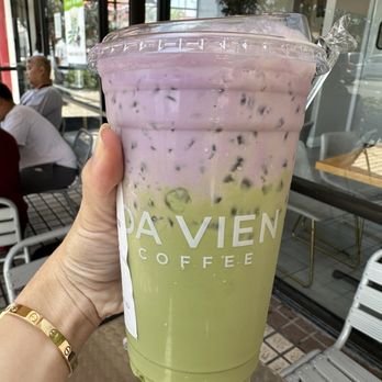 Da Vien Coffee - Ube matcha latte - Desserts Near Me - Westminster, California Da Vien Coffee - Ube matcha latte - Desserts Near Me - Westminster, California