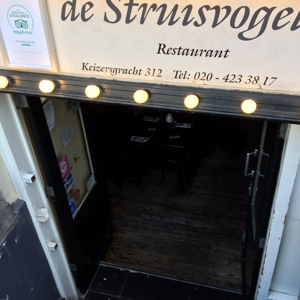 Restaurant De Struisvogel - Only seats about 25. Make reservations - French Near Me - Amsterdam, New Hampshire Restaurant De Struisvogel - Only seats about 25. Make reservations - French Near Me - Amsterdam, New Hampshire