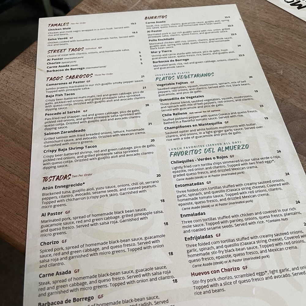 Molé Restaurant - Menu - Mexican Near Me - Spokane, Washington