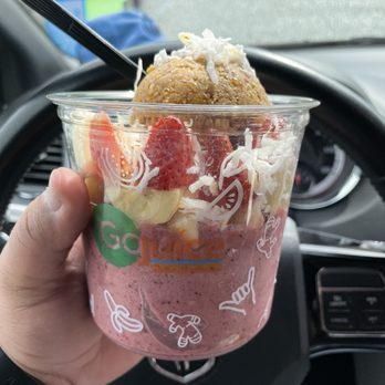 GoJuice - Smoothie bowl with homemade peanut butter - Acai Bowls Near Me - Fernandina Beach, Florida GoJuice - Smoothie bowl with homemade peanut butter - Acai Bowls Near Me - Fernandina Beach, Florida