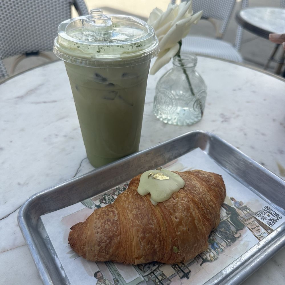 Coffee and Plants - Double Matcha Einspanner Matcha Croissant - Coffee & Tea Near Me - Studio City, California Coffee and Plants - Double Matcha Einspanner Matcha Croissant - Coffee & Tea Near Me - Studio City, California