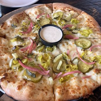 Three Blondes Brewing - Perfectly Pickled - Dill...ishious!!! It's one of the top Pickle pizzas we have had. - Breweries Near Me - South Haven, Michigan Three Blondes Brewing - Perfectly Pickled - Dill...ishious!!! It's one of the top Pickle pizzas we have had. - Breweries Near Me - South Haven, Michigan