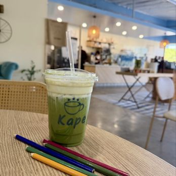 Kape Roasters - Ceremonial grade Match with guava cold foam - Coffee Roasteries Near Me - Laguna Niguel, California