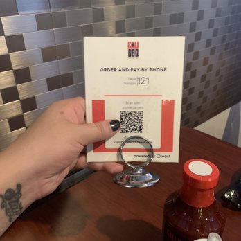 Cali BBQ - Menu only digital? No designated waitress or waiter? - Barbeque Near Me - Spring Valley, California