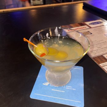 The Dam Grille - Frosty dirty martini - American Near Me - Denver, Colorado