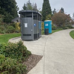 Khunamokwst Park - Permanent bathroom and porta potty
