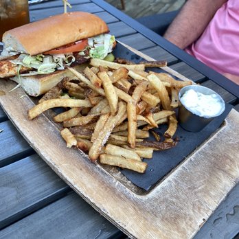6Smith - Walleye sandwich with French fries - Seafood Near Me - Wayzata, Minnesota