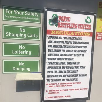 Ponce Recycling Center - Rules and regulations. - Recycling Center Near Me - Palm Springs, California Ponce Recycling Center - Rules and regulations. - Recycling Center Near Me - Palm Springs, California