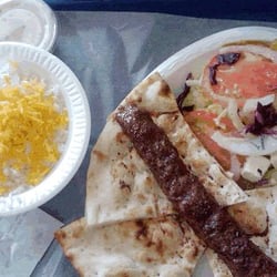 Moby Dick House of Kabob - Kabob Platter with a Drink will run you close to $11