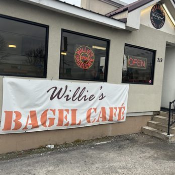 Willie's Bagel Cafe - Entrance to Willie's Bagel Cafe - Breakfast & Brunch Near Me - Utica, New York Willie's Bagel Cafe - Entrance to Willie's Bagel Cafe - Breakfast & Brunch Near Me - Utica, New York